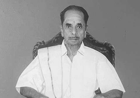 அமைச்சர் மு.பெ.சாமிநாதன் தந்தை சா.பெருமாள்சாமி கவுண்டர்