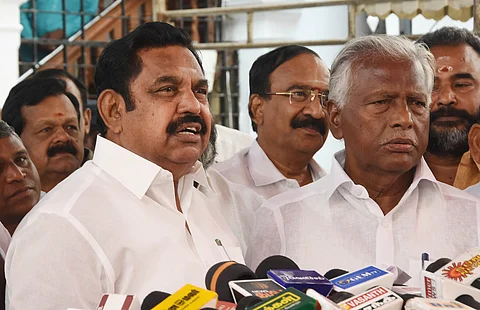 AIADMK general secretary Edappadi K Palanisamy