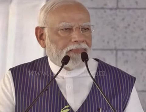 நெல்லையில் பிரதமர் மோடி உரையாற்றினார்.