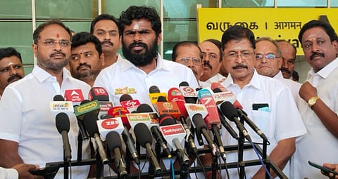 காதல் திருமணம் திமுக - காங்கிரஸ் போல இருக்கக் கூடாது: அண்ணாமலை
