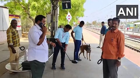 திண்டுக்கல் ரயில் நிலையத்துக்கு வெடிகுண்டு மிரட்டல்