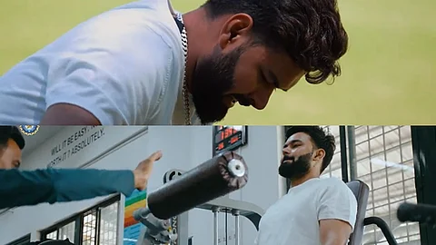 பயிற்சியில் ஈடுபட்ட ரிஷப் பந்த் புகைப்படங்கள்.