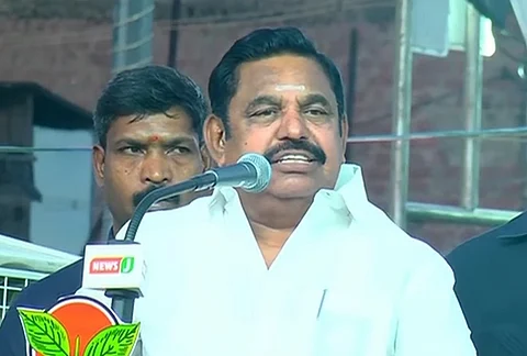 பிரசார பொதுக்கூட்டத்தில் எடப்பாடி பழனிசாமி