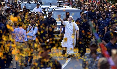 கோவையில் பிரதமா் மோடியின் வாகனப் பேரணிக்கு அனுமதி!