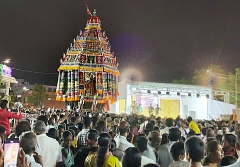 வெள்ளக்கோவில் வீரக்குமார சுவாமி கோயில் தேரோட்டம்