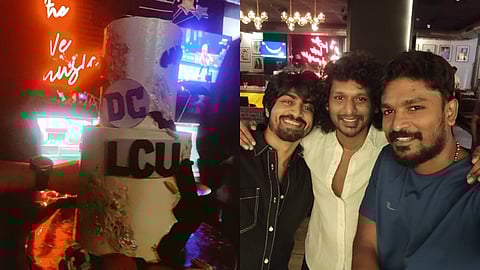 லோகேஷ் கனகராஜ் பிறந்தநாள் கேக்கில் எல்சியூ, டிசி உடன் துப்பாக்கி!