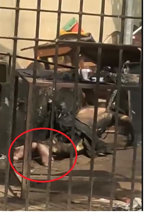 விபத்து நிகழ்ந்த வளாகம்