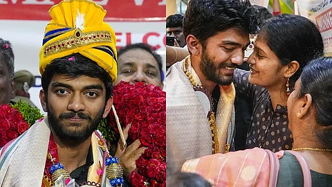 சாதனை நாயகன் குகேஷுக்கு சென்னையில் அமோக வரவேற்பு.