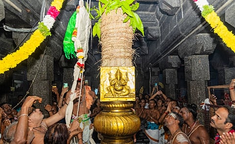திருக்கழுக்குன்றம் கோயில் சித்திரைப் பெருவிழா: கொடியேற்றத்துடன் தொடங்கியது!