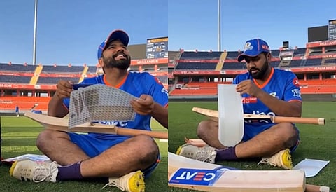 ‘குழந்தை மனசுக்காரன்’ ரோஹித் சர்மா: வைரலாகும் விடியோ!