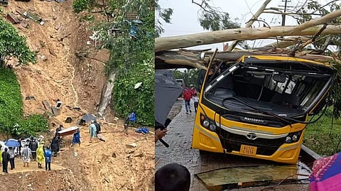 வடகிழக்கு மாநிலங்களை புரட்டிப்போட்ட 'ரீமெல்' புயல்:
14 பேர் பலி!