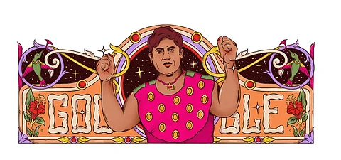 ஹமிதா பானு - கூகுள் வெளியிட்ட கவன ஈர்ப்புச் சித்திரம்