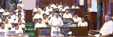 சட்டப்பேரவையில் சாதிவாரி மக்கள் தொகை கணக்கெடுப்பு நடத்திட வத்திய அரசை வலியுறுத்திக் கொண்டுவரப்பட்ட அரசினர் தனித் தீர்மானத்தை முன்மொழிந்து முதல்வர் மு.க.ஸ்டாலின் உரையாற்றினார்.