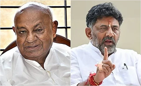 சிவக்குமார் கோட்டையை தகர்த்த தேவ கெளடா மருமகன்!