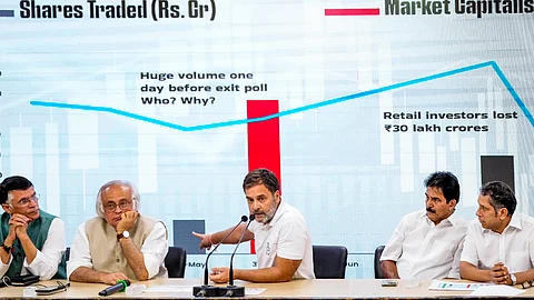 பங்குச்சந்தை மோசடி! நாடாளுமன்ற கூட்டுக்குழு விசாரிக்க வேண்டும்: ராகுல்