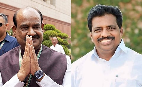 ஓம் பிர்லா, கொடிக்குன்னில் சுரேஷ்