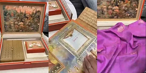 அம்பானி வீட்டு அழைப்பிதழ்