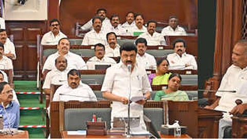 சட்டப் பேரவை விதி 110-ன் கீழ் ‘முதல்வரின் கிராமச் சாலைகள் மேம்பாட்டுத் திட்டம்’ மூலம் கூடுதலாக மேலும் 10,000 கி.மீ. நீளமுள்ள ஊரகச் சாலைகள் ரூ.4,000 கோடி மதிப்பில் மேம்படுத்தப்படும் என்ற அறிவிப்பை பேரவையில்  மு.க.ஸ்டாலின்