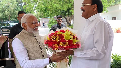 பிரதமர் மோடி, வெங்கைய நாயுடு சந்திப்பு!