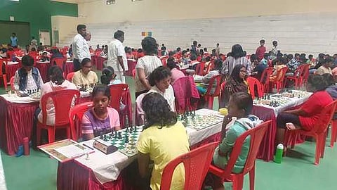 ஒசூரில் மாநில சதுரங்க விளையாட்டுப் போட்டி