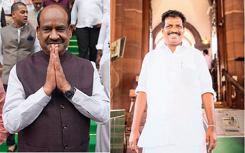 ஓம் பிா்லா, கொடிக்குன்னில் சுரேஷ் போட்டி: இன்று மக்களவைத் தலைவா் தோ்தல்