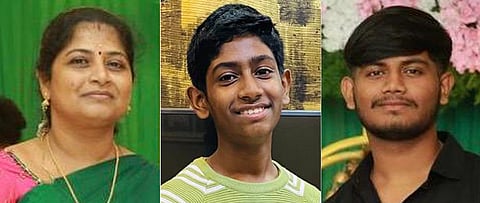 கொல்லப்பட்ட பத்மாவதி,  சஞ்சய்.
கைது செய்யப்பட்ட நித்திஷ் .