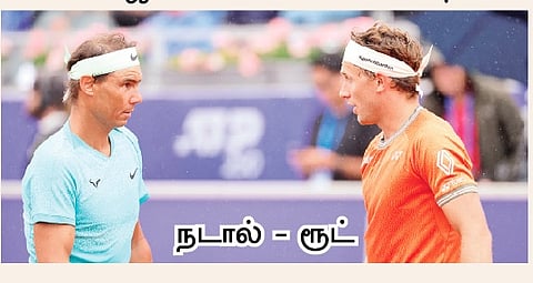 அரையிறுதியில் நடால்-ரூட் ஜோடி