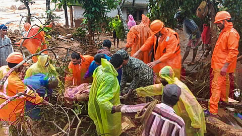 வயநாட்டில் கொட்டும் மழையிலும் தொடரும் மீட்புப் பணி
