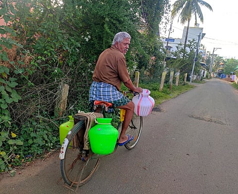 திருப்பத்தூரில் குடிநீா்த் தட்டுப்பாடு : பொதுமக்கள் அவதி