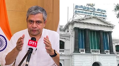 மத்திய ரயில்வே அமைச்சர் அஸ்வினி வைஷ்ணவ், தமிழக அரசு.