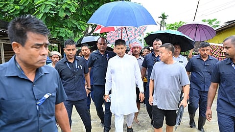 அஸ்ஸாமில் வெள்ள நிலவரம்