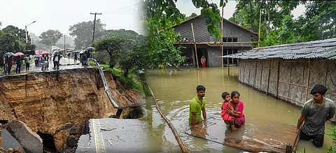 உத்தரப் பிரதேசத்தின் பல்ராம்பூரில் வெள்ளம்