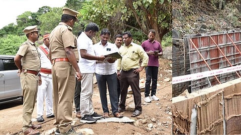 உடுமலை  அருகே  காண்டூா்  கால்வாய்  சீரமைக்கும்  பணிகளை  ஞாயிற்றுக்கிழமை   ஆய்வு  செய்கிறாா்  மாவட்ட  ஆட்சியா்  தா.கிறிஸ்துராஜ்.