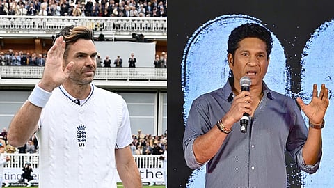 ஜேம்ஸ் ஆண்டர்சனுக்கு  சச்சின் டெண்டுல்கர் புகழாரம்!