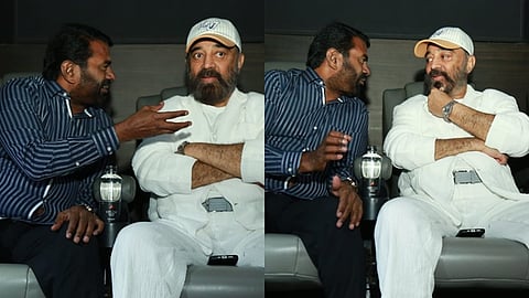 கமல்ஹாசனுடன் சீமான்.