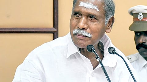 புதுவை முதல்வா் என்.ரங்கசாமி.