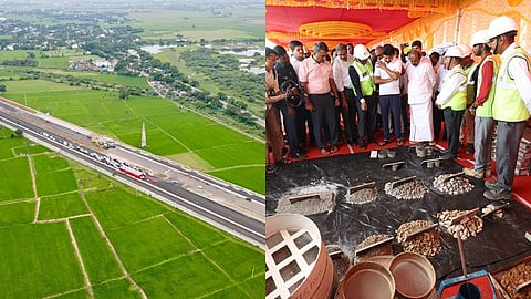 அமைச்சா் உதயநிதி ஸ்டாலின் ஆய்வு.