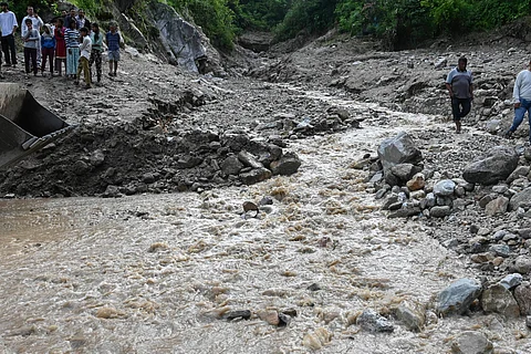 சமேஜ் காட் பகுதியில் வெள்ளம்