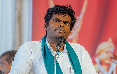 தமிழக பாஜக தலைவா் கே.அண்ணாமலை