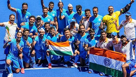 வெண்கலம் வென்ற ஹாக்கி அணிக்கு பிரதமர் மோடி, அமித் ஷா வாழ்த்து!