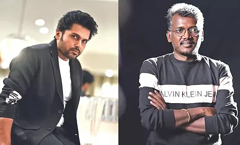 நடிகர் கார்த்தி, இயக்குநர் மாரி செல்வராஜ்.