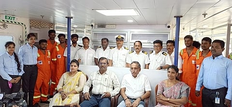 நாகை துறைமுகம்-இலங்கை காங்கேசன்துறைக்கு இடையேயான பயண விவரங்களை கூறிய இந்த்ஸ்ரீ நிறுவன அதிகாரிகள்.