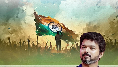 நடிகரும் தவெக தலைவருமான விஜய் நாட்டு மக்களுக்கு வாழ்த்து