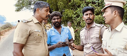 கைது செய்யப்பட்ட பாலமுருகன்.