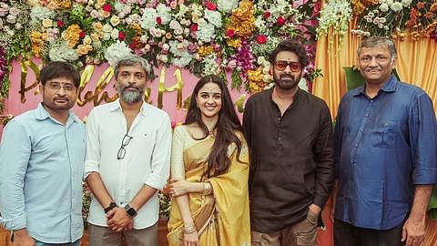 ஹனு ராகவபுடி பிரபாஸ் படத்தின் பூஜை புகைப்படம்.