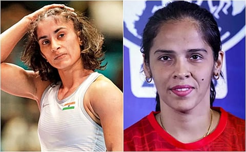 வினேஷ் போகாட், சாய்னா நெவால்