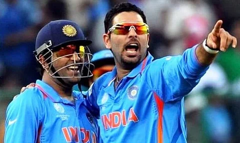 yuvaraj dhoni