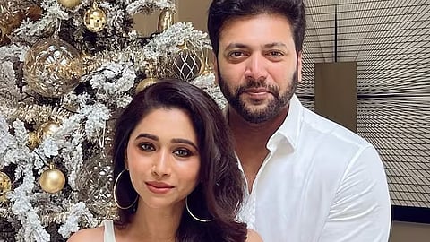 நடிகர் ஜெயம் ரவி - ஆர்த்தி.