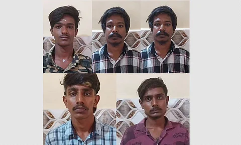 கொலை வழக்கில் கைதானவர்கள்.