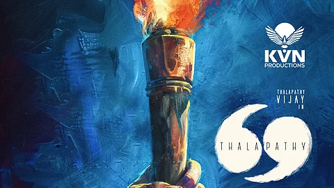 விஜய் 69 போஸ்டர்.